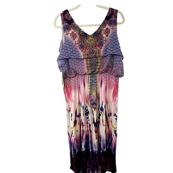 One World Bohemian Dress - Size 1X (NWT) - Picture 2 of 8